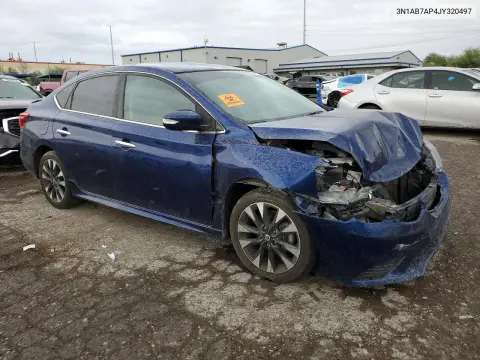 2018 Nissan Sentra Sr VIN 3N1AB7AP4JY320497 фото 4