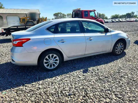 2018 Nissan Sentra Sv VIN 3N1AB7AP2JY226408 фото 3