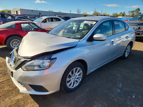 3N1AB7AP8JY286399 — 2018 Nissan Sentra, Передняя часть (Front End), фото до ремонта