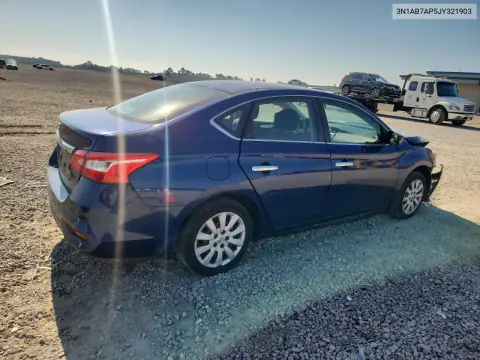 2018 Nissan Sentra S VIN 3N1AB7AP5JY321903 фото 3