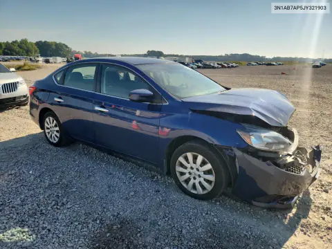 2018 Nissan Sentra S VIN 3N1AB7AP5JY321903 фото 4