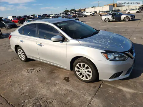 2018 Nissan Sentra Sv VIN 3N1AB7AP3JL637460 фото 4