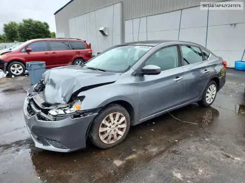 2018 Nissan Sentra S VIN 3N1AB7AP4JY241976 фото 1