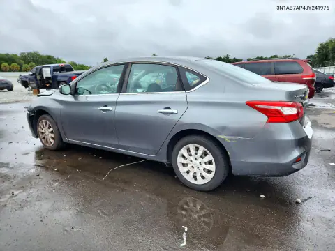2018 Nissan Sentra S VIN 3N1AB7AP4JY241976 фото 2