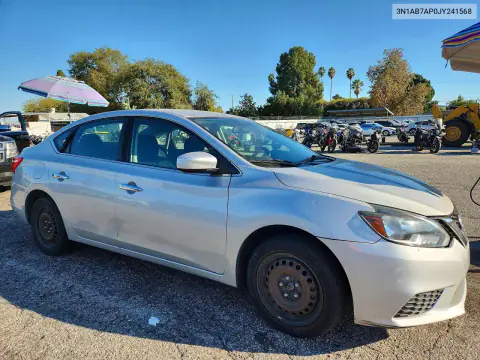 2018 Nissan Sentra S VIN 3N1AB7AP0JY241568 фото 4