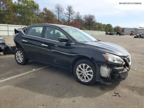 2018 Nissan Sentra Sv VIN 3N1AB7AP3JY208046 фото 4
