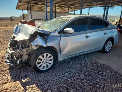 3N1AB7AP0JY301817 — 2018 Nissan Sentra, Передняя часть (Front End), фото до ремонта