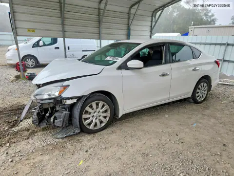 2018 Nissan Sentra S VIN 3N1AB7AP0JY333540 фото 1