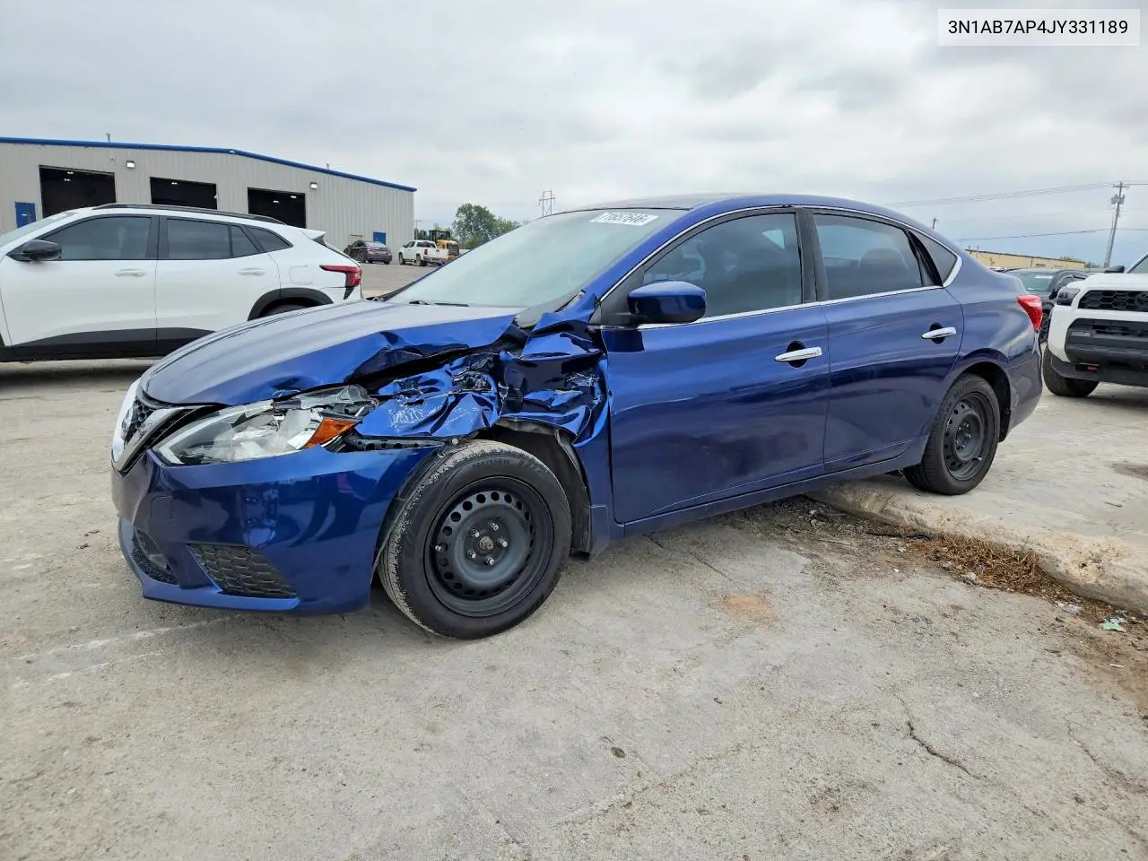 2018 Nissan Sentra S VIN 3N1AB7AP4JY331189 фото 1