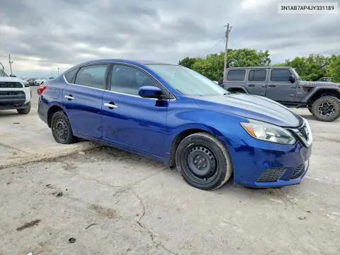 2018 Nissan Sentra S VIN 3N1AB7AP4JY331189 фото 4