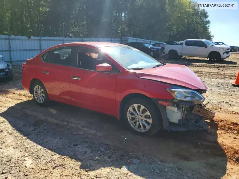 2018 Nissan Sentra Sv VIN 3N1AB7AP7JL652141 фото 4