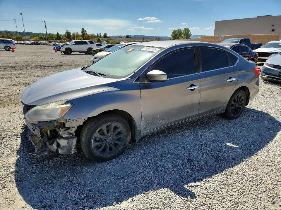 3N1AB7AP0JY255986 Nissan Sentra 2018 — повреждение Передняя часть, фото до ремонта