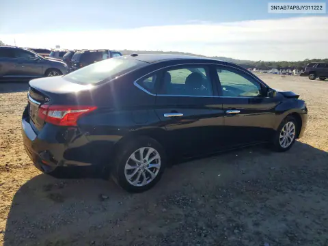 2018 Nissan Sentra Sv VIN 3N1AB7AP8JY311222 фото 3