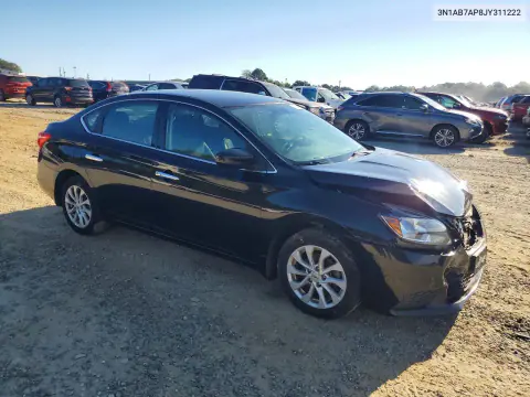 2018 Nissan Sentra Sv VIN 3N1AB7AP8JY311222 фото 4