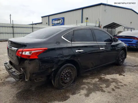 2018 Nissan Sentra S VIN 3N1AB7AP6JY337432 фото 3