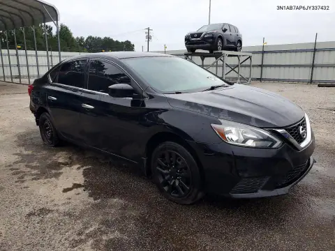 2018 Nissan Sentra S VIN 3N1AB7AP6JY337432 фото 4