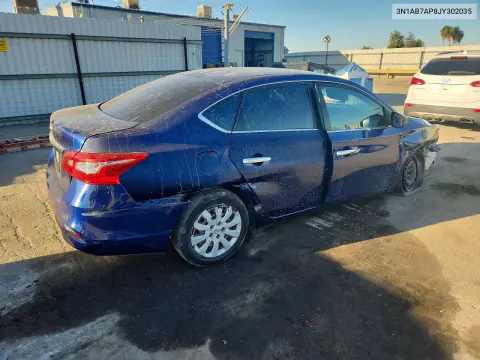 2018 Nissan Sentra S VIN 3N1AB7AP8JY302035 фото 3