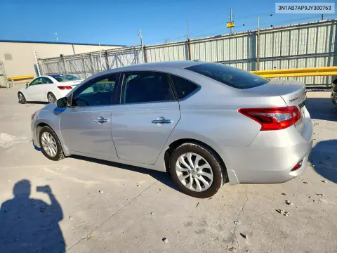 2018 Nissan Sentra Sv VIN 3N1AB7AP9JY300763 фото 2