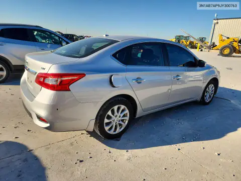 2018 Nissan Sentra Sv VIN 3N1AB7AP9JY300763 фото 3