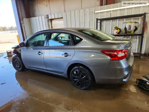 2018 Nissan Sentra S VIN 3N1AB7AP2JY285720 фото 2