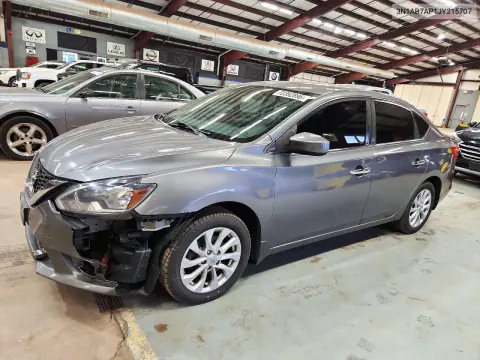 2018 Nissan Sentra Sv VIN 3N1AB7AP1JY215707 фото 1