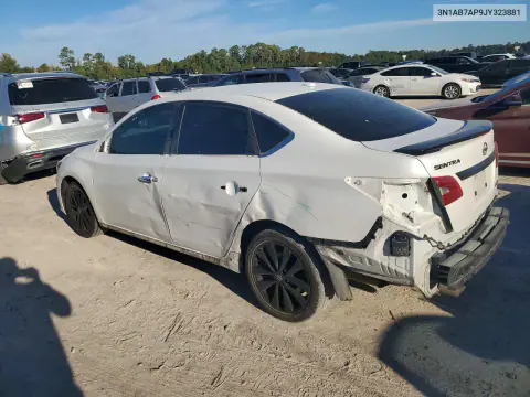 2018 Nissan Sentra Sr VIN 3N1AB7AP9JY323881 фото 2
