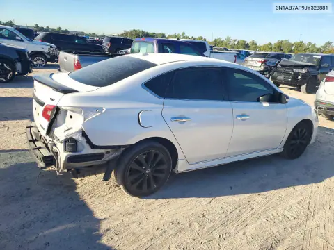 2018 Nissan Sentra Sr VIN 3N1AB7AP9JY323881 фото 3