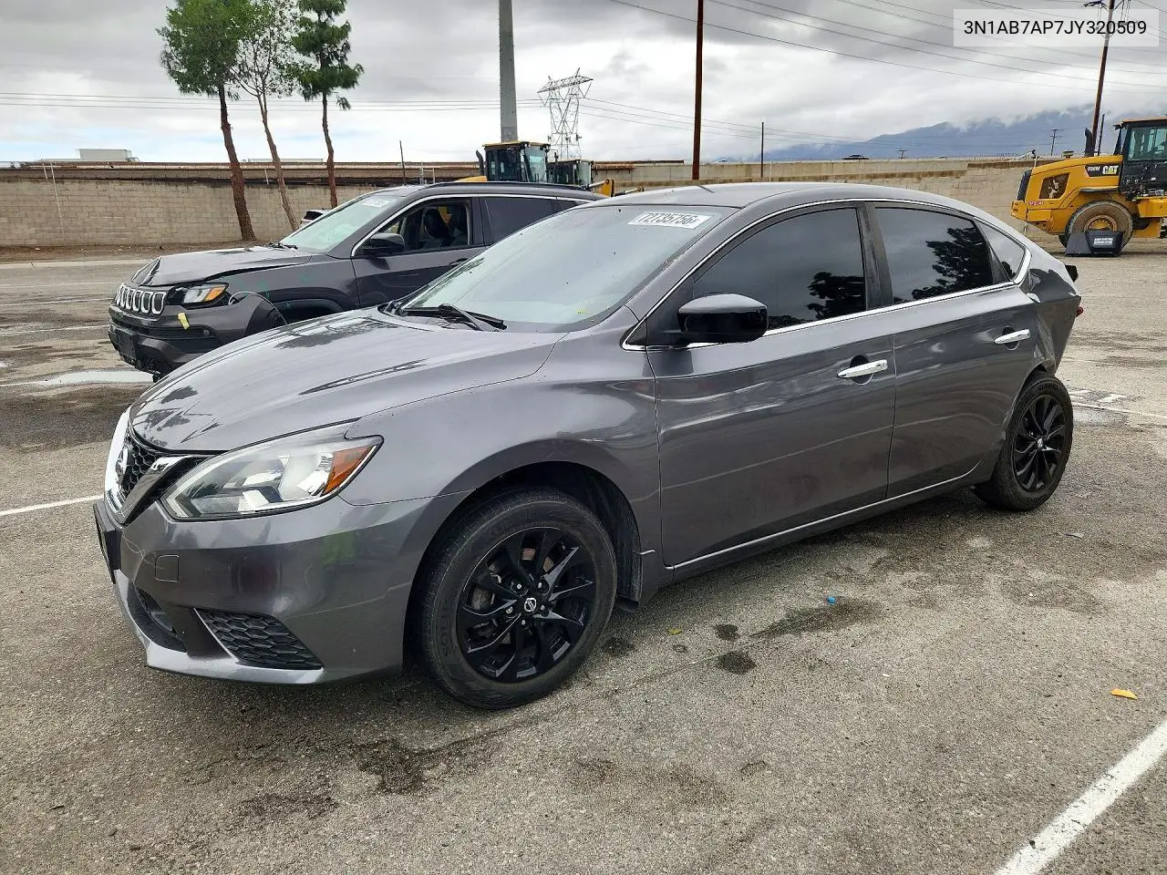 2018 Nissan Sentra S VIN 3N1AB7AP7JY320509 фото 1
