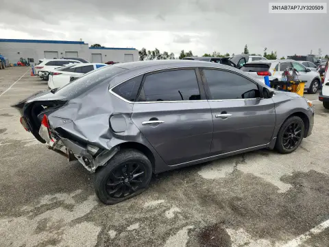 2018 Nissan Sentra S VIN 3N1AB7AP7JY320509 фото 3