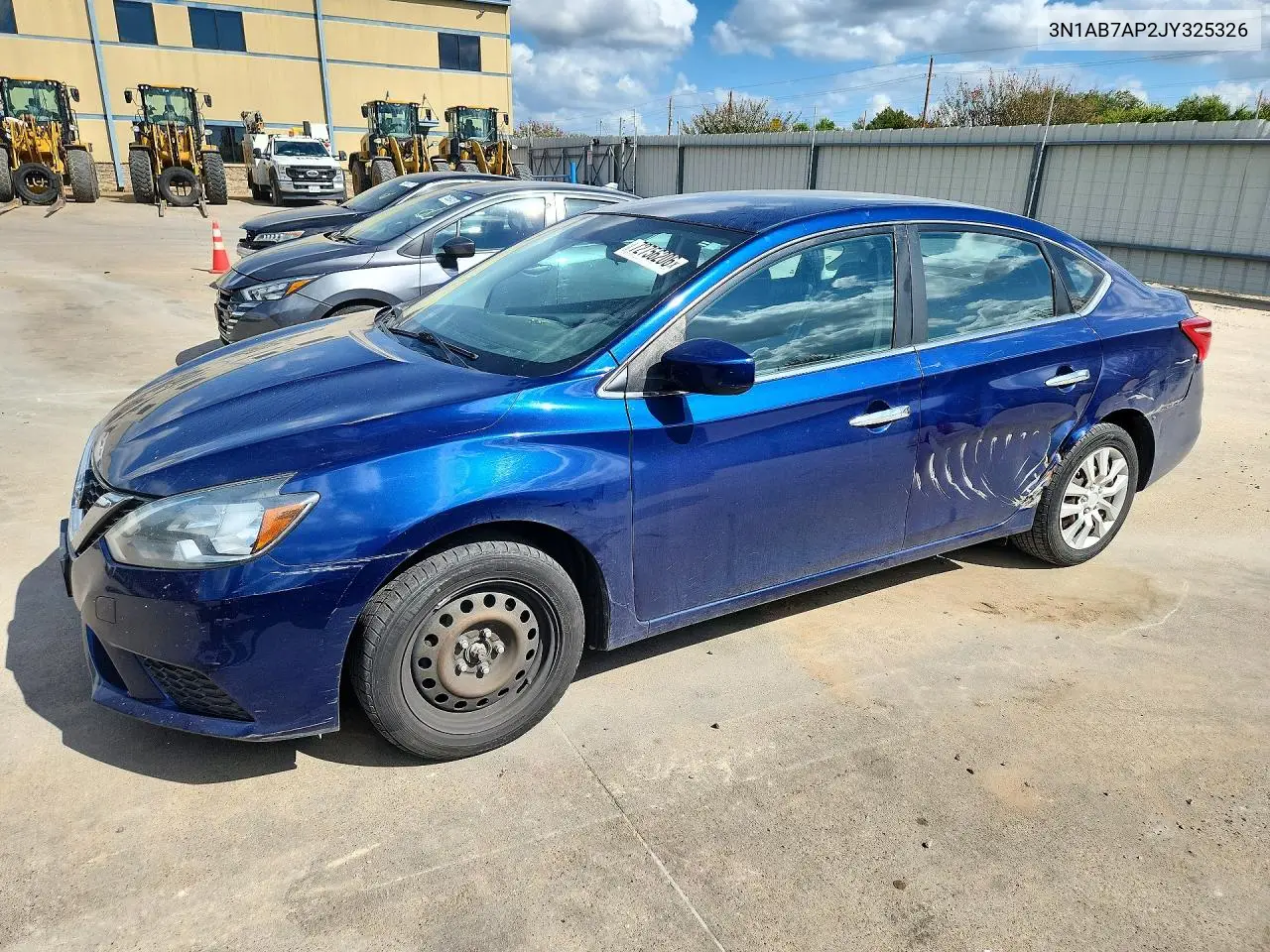 2018 Nissan Sentra S VIN 3N1AB7AP2JY325326 фото 1