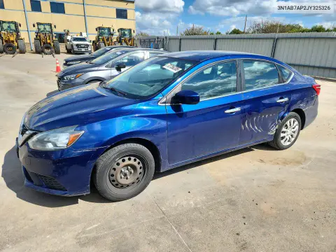 2018 Nissan Sentra S VIN 3N1AB7AP2JY325326 фото 1