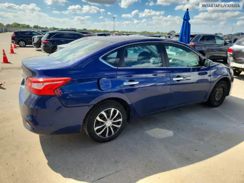 2018 Nissan Sentra S VIN 3N1AB7AP2JY325326 фото 3