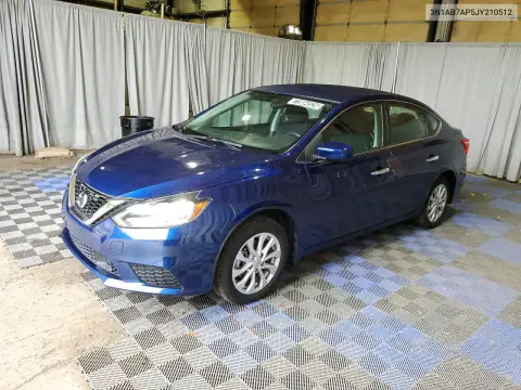 3N1AB7AP5JY210512 — 2018 Nissan Sentra, Естественный износ, фото до ремонта