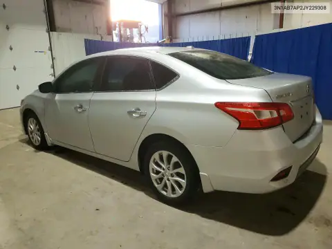 3N1AB7AP2JY229308 — 2018 Nissan Sentra, фото 2 с аукциона Copart 22.10.2026, Передняя часть