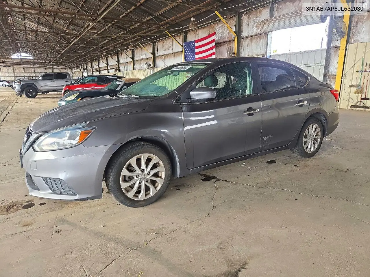 2018 Nissan Sentra Sv VIN 3N1AB7AP8JL632030 фото 1