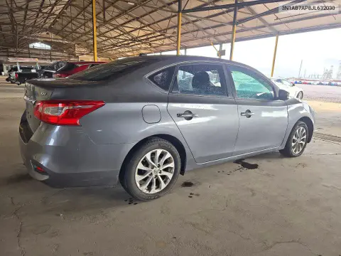 2018 Nissan Sentra Sv VIN 3N1AB7AP8JL632030 фото 3