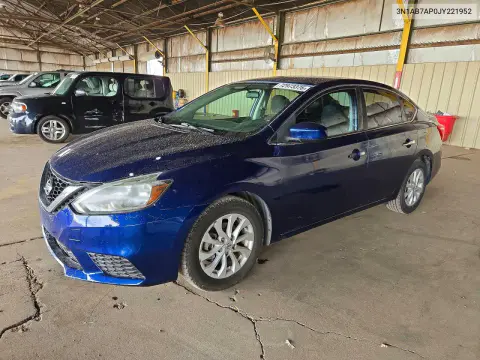 3N1AB7AP0JY221952 — 2018 Nissan Sentra, Мелкие вмятины и царапины, фото до ремонта