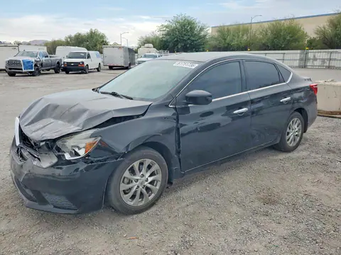 3N1AB7AP8KY286033 — 2019 Nissan Sentra, Передняя часть (Front End), фото до ремонта
