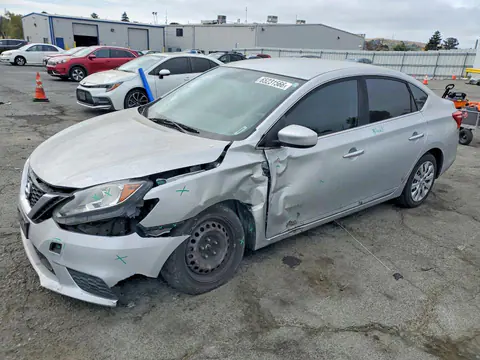 3N1AB7AP7KY253279 — 2019 Nissan Sentra, Передняя часть (Front End), фото до ремонта