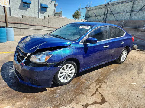 3N1AB7AP8KY324876 — 2019 Nissan Sentra, Передняя часть (Front End), фото до ремонта