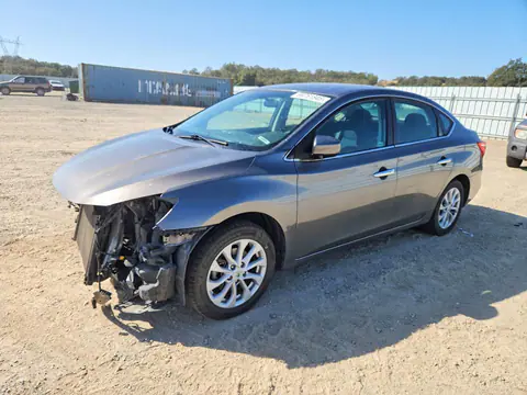 3N1AB7AP1KY414967 — 2019 Nissan Sentra, Передняя часть (Front End), фото до ремонта