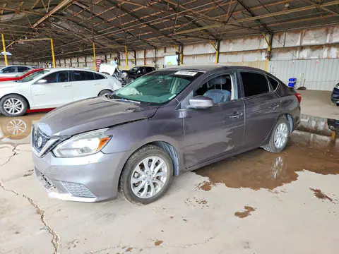 3N1AB7AP1KY429887 — 2019 Nissan Sentra, Передняя часть (Front End), фото до ремонта