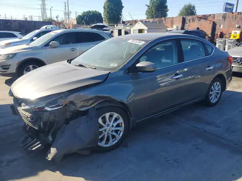 3N1AB7AP8KY252609 — 2019 Nissan Sentra, Передняя часть (Front End), фото до ремонта