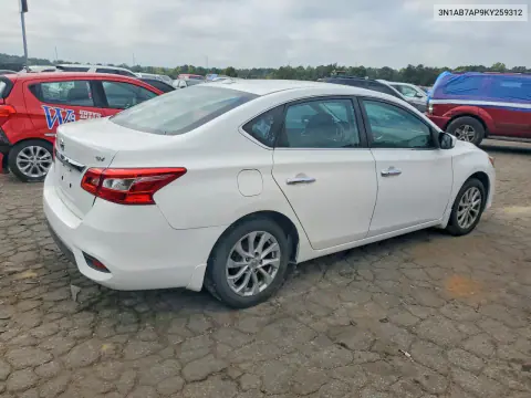 2019 Nissan Sentra Sv VIN 3N1AB7AP9KY259312 фото 3