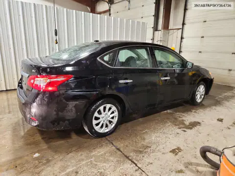 2019 Nissan Sentra Sv VIN 3N1AB7AP5KY364736 фото 3