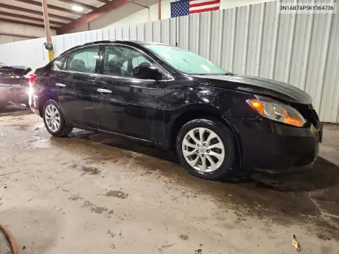 2019 Nissan Sentra Sv VIN 3N1AB7AP5KY364736 фото 4