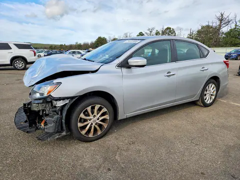 3N1AB7AP5KY283946 — 2019 Nissan Sentra, Передняя часть (Front End), фото до ремонта