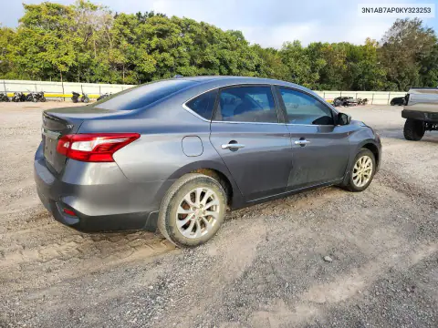 3N1AB7AP0KY323253 — 2019 Nissan Sentra, фото 3 с аукциона Copart, Передняя часть