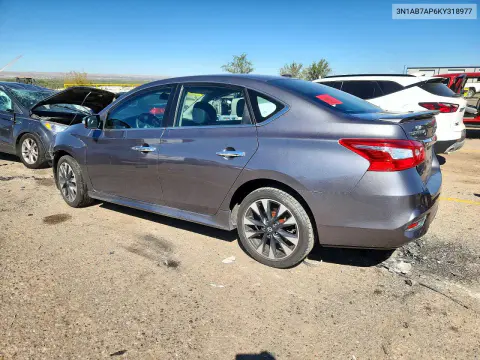 2019 Nissan Sentra Sr VIN 3N1AB7AP6KY318977 фото 2
