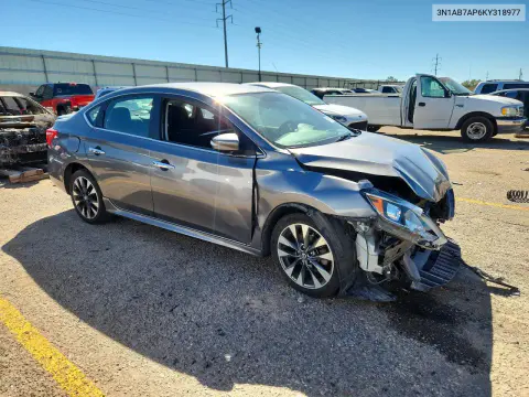 2019 Nissan Sentra Sr VIN 3N1AB7AP6KY318977 фото 4